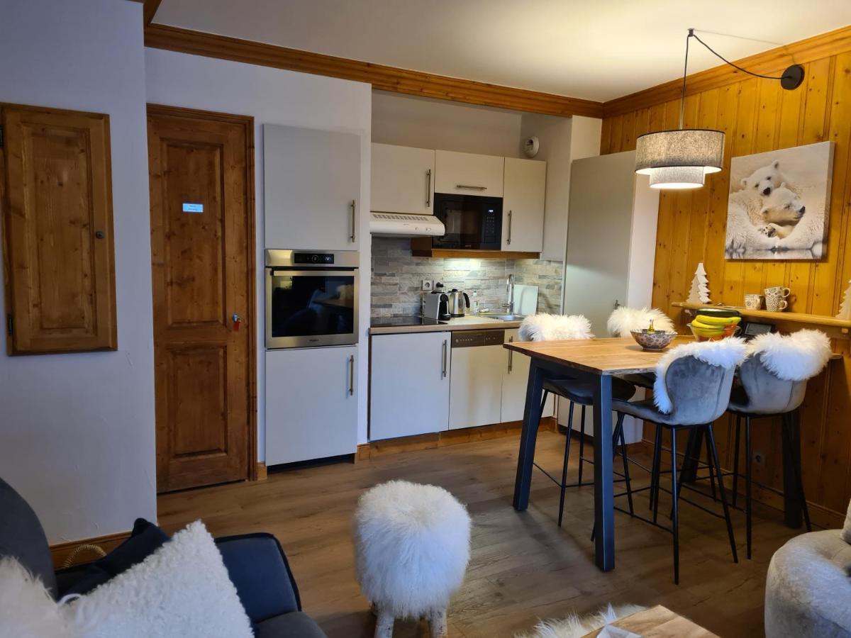 Arc 1950 Appartement De Standing Refuge Du Montagnard, Vue Incroyable Sur Le Montblanc, Skis Aux Pieds Acces Spa Et Piscine Les Arcs  Ngoại thất bức ảnh