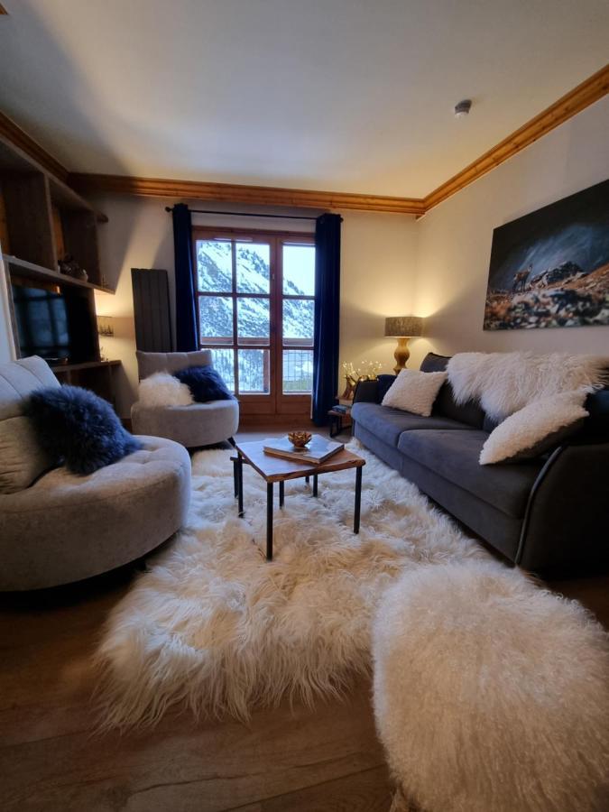 Arc 1950 Appartement De Standing Refuge Du Montagnard, Vue Incroyable Sur Le Montblanc, Skis Aux Pieds Acces Spa Et Piscine Les Arcs  Ngoại thất bức ảnh