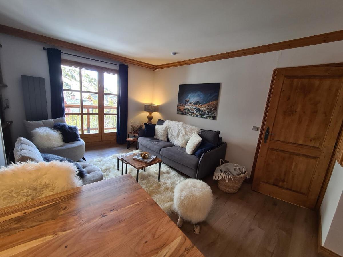Arc 1950 Appartement De Standing Refuge Du Montagnard, Vue Incroyable Sur Le Montblanc, Skis Aux Pieds Acces Spa Et Piscine Les Arcs  Ngoại thất bức ảnh