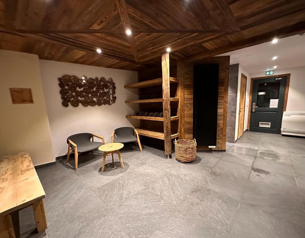 Arc 1950 Appartement De Standing Refuge Du Montagnard, Vue Incroyable Sur Le Montblanc, Skis Aux Pieds Acces Spa Et Piscine Les Arcs  Ngoại thất bức ảnh